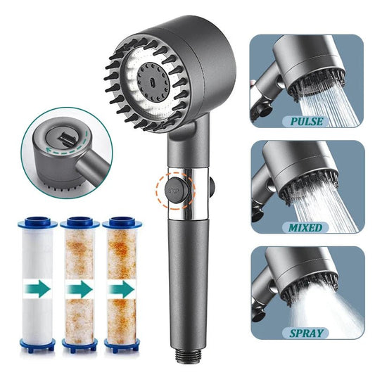 Jato PureZen™ - Ducha de Alta Presión con Filtro - Hogar Elegance