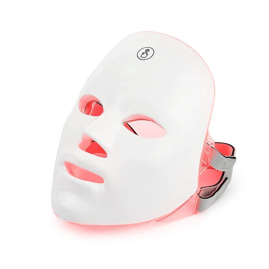 LumiSkin Pro 7 - Máscara LED recargable 7 colores LED Photon Beauty Mask Rejuvenecimiento de la piel - Hogar Elegance